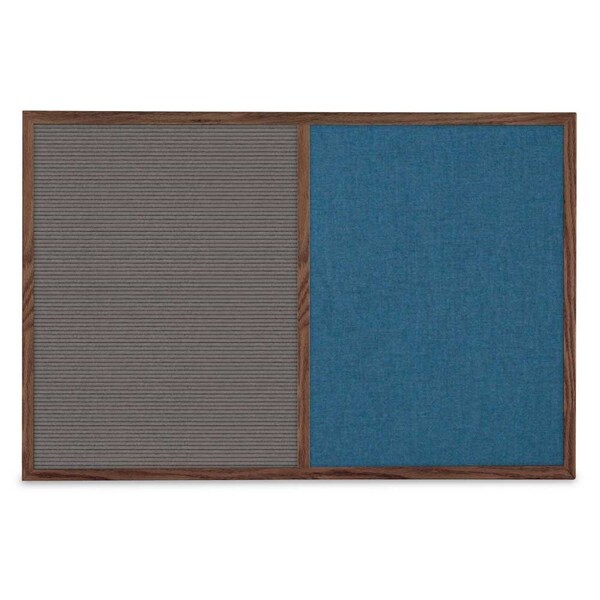 Slim Style Indoor Enclosed Corkboard, 30